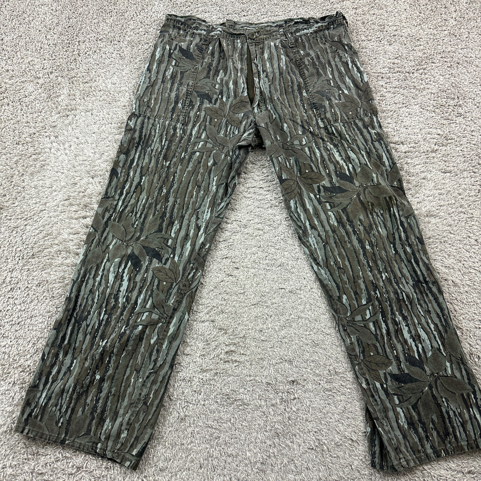 VINTAGE Sports Afield Pants Mens 36 Camo Realtree Adjustable Made in