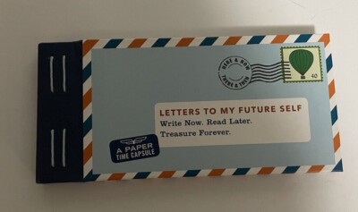 NEW! Letters to My Future Self: Write Now Read Later Treasure Gift Time Capsule 