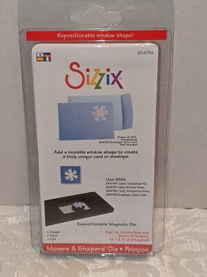 Sizzix Movers & Shapers Flower Repositionable Magnetic Die 654784
