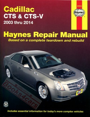 Cts Manuell Cadillac Cts-V Service Reparatur Shop Haynes Buch Chilton Führung - Bild 1 von 1