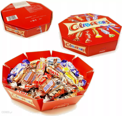 2x Boxes Celebrations Mix Mars Twix Bounty Milky Way Galaxy