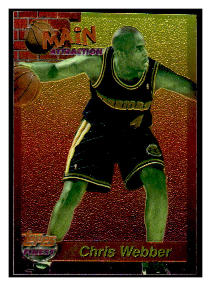1993-94 Finest #9 Chris Webber Main Attraction