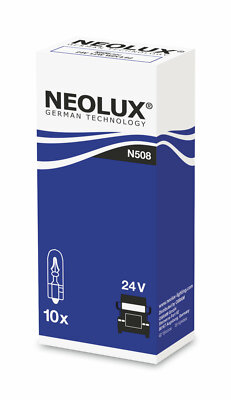 Ten Piece 1.2W Lamps 24V 1.2W W2x4.6d NEOLUX Lamp Bulb Lamp
