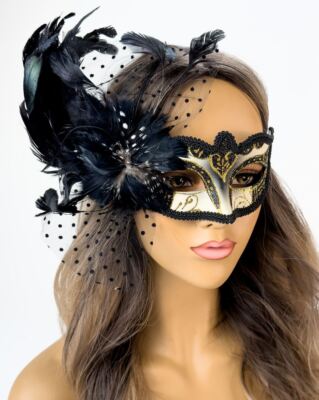 Elegant Mardi Gras Feather Masquerade Masks for Masquerade Ball Prom Gold Black | eBay Elegant Mardi Gras Feather Masquerade Masks for Masquerade Ball Prom Gold Black | eBay