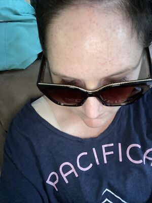 Sunglasses by Express Gold Trimmed Brown Tortoise Shell Look  display picture 1
