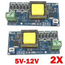 2x High Voltage DC-DC Boost Converter 5-12V Step Up To 300V-1200V Power Modules