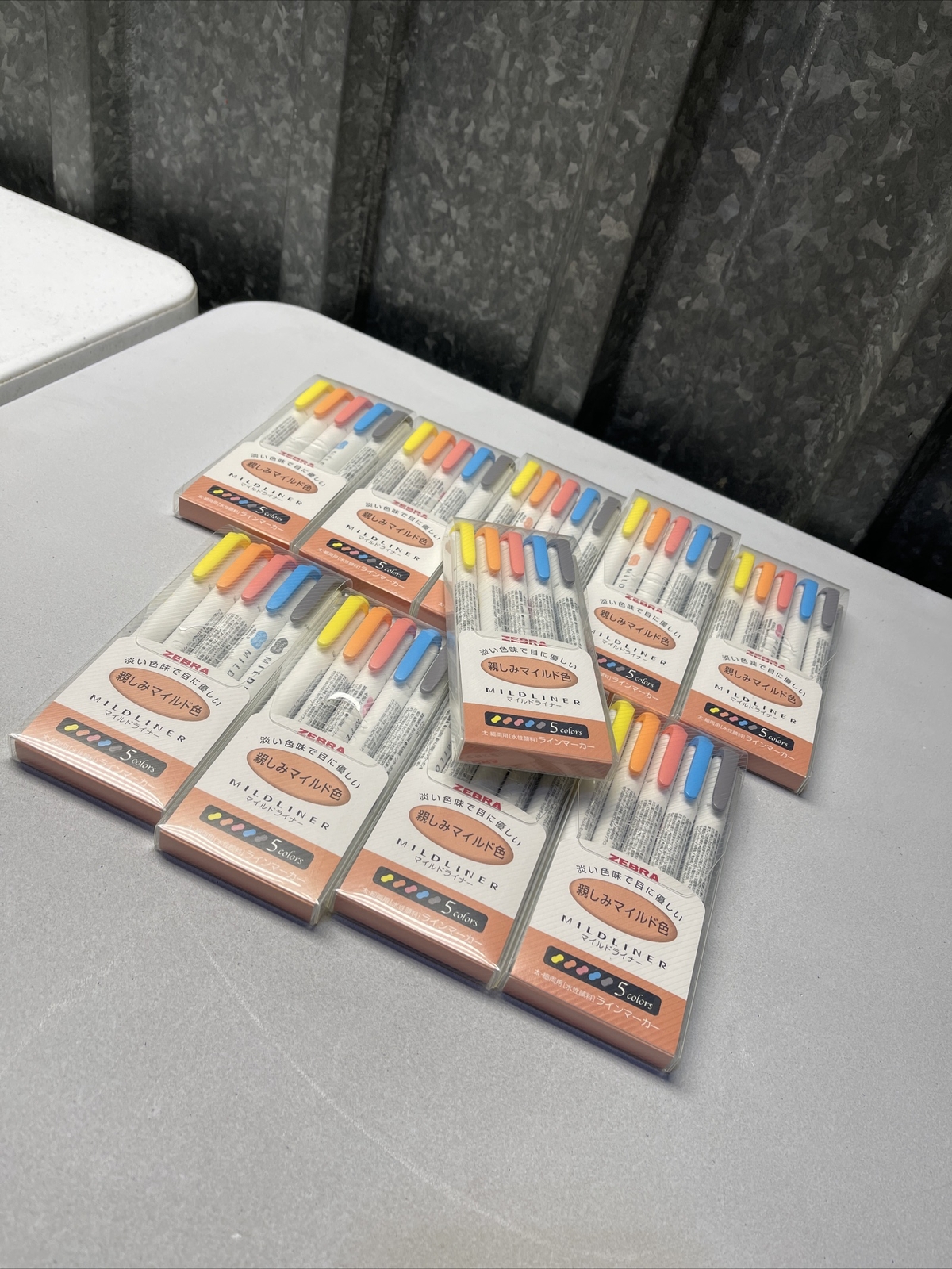 ZEBRA MILDLINER SOFT COLOR PEN HIGHLIGHTER MARKER ( LOT OF 10 PACKAGES )