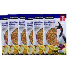 Zupreem Bird Food Fruitblend Natural Small Pellet Fruit Flavor Parrots 100 g x 6