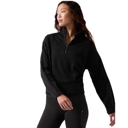 Athleta Uptempo long sleeve stretch hoodie pullover blush pink