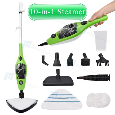 #ad Handheld Hot Steam Mop Cleaner Floor Carpet Window Washer Steamer 10 In 1 Mover $65.99