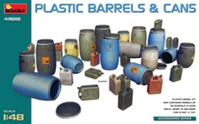 MiniArt 1/48 Plastic Barrels & Cans