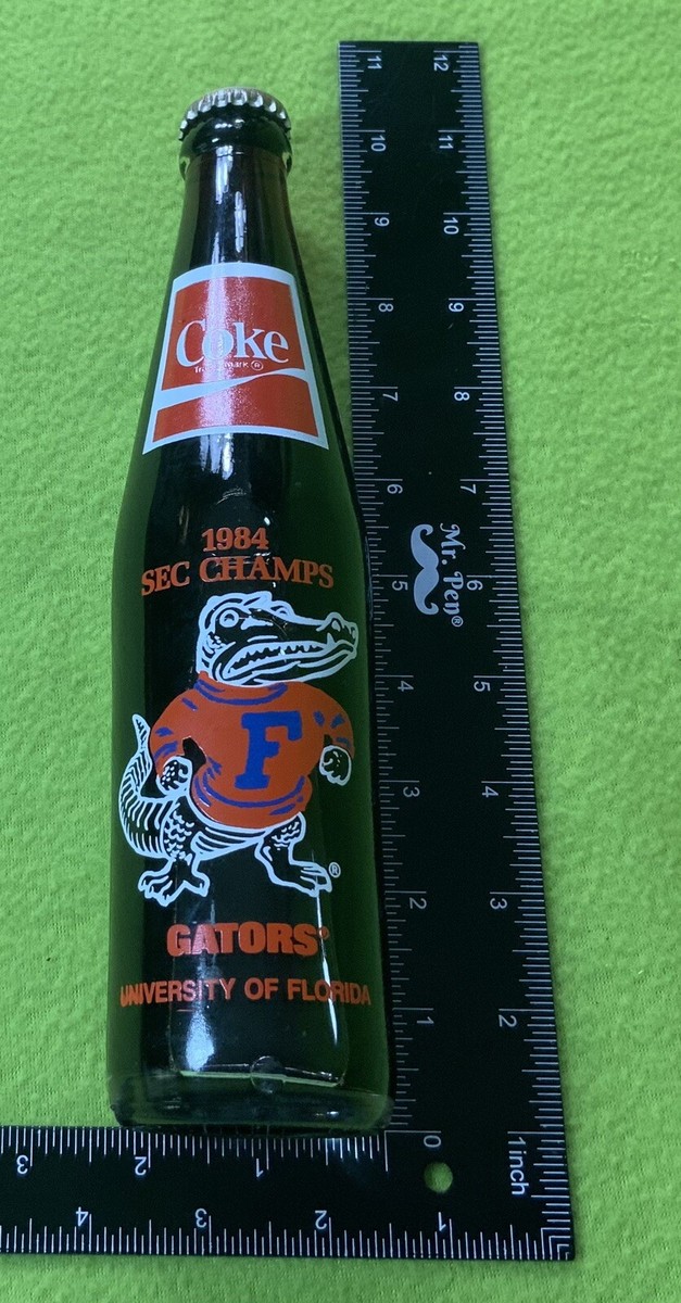 University of Florida UF Gators 1984 SEC Champions Coca-Cola Coke