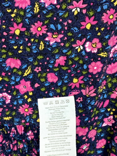 Joules A-line Long Sleeve Navy Floral Dress with Pockets Size 8 - Picture 13 of 13