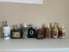 BLONDER HOME & LINDA SPIVEY ASSORTED LOTION DISPENSERS NEW RETIRED OPEN BOX