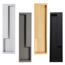 Durable Recessed Hidden Sliding Door Handles Wood/Barn/Folding Door Pulls Handle