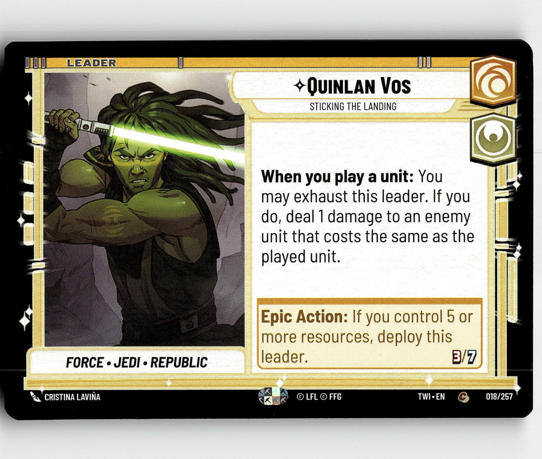 Star Wars Quinlan Vos - Sticking the Landing - Twilight of the Republic
