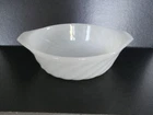 4 VTG Fire-King Anchor Hocking Milk Glass Swirl Small Baking Dish USA Made
