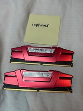 USED G. SKILL Ripjaws V 2 X 16GB DDR4 3000 Memory - F4-3000C16D-32GVRB
