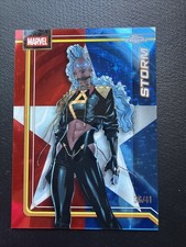 2026 Topps Chrome Marvel Captain America’s Star Refractor Storm /41 #169