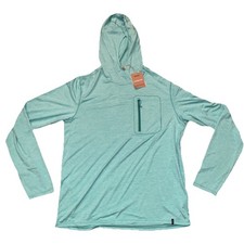 NWT Patagonia Capilene Cool Sun Hoody, men s medium, aqua stone