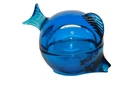Vintage Anchor Hocking Cobalt Blue Glass Fish Trinket Dish