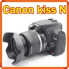 Canon EOS Kiss N DSLR Camera Lightweight Beginner Friendly with Accessories