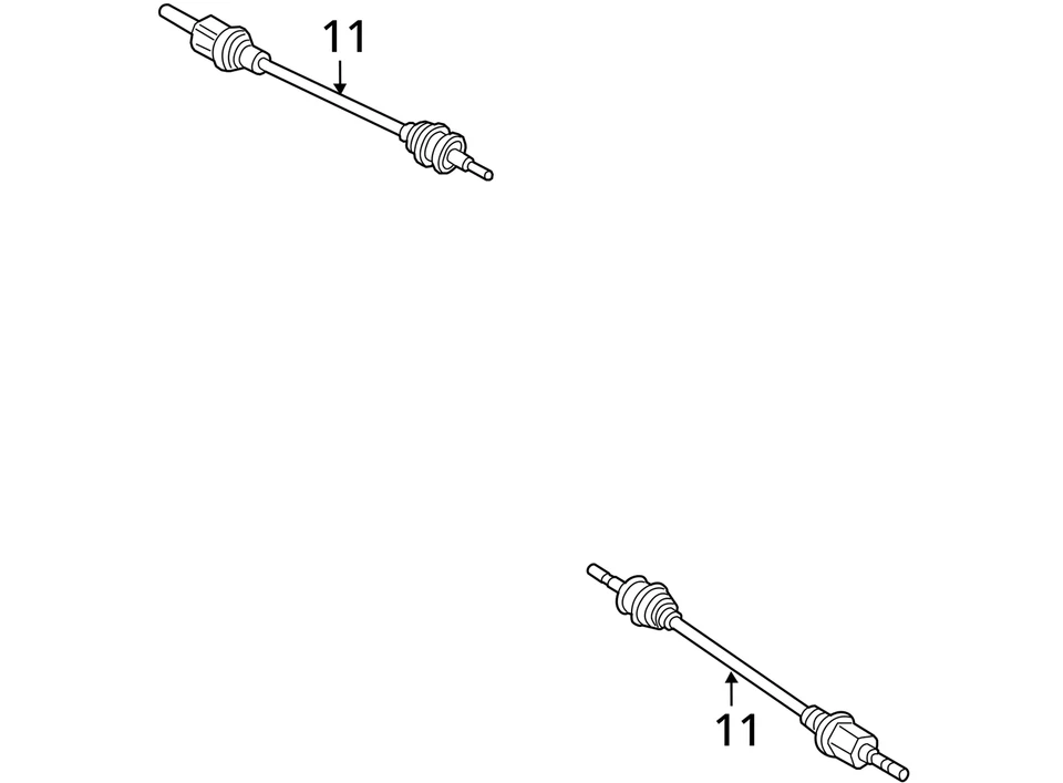 2015-2018 福特边缘轴前驱动 Cv C/V CEQAY — 第 4/4 张图片
