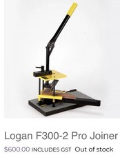 Logan Graphics F300-2 Pro Joiner VERY RARE DISCONTINUED NEW W MANUAL