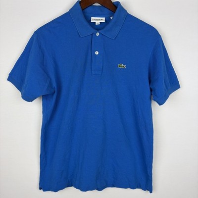 Lacoste Blue Classic Fit Cotton Polo Shirt Mens M