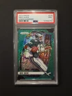 2024 Panini Prizm Football Green Shimmer Mike Quick #238 PSA 8.5
