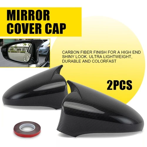 Carbon Fiber Black Mirror Cover Cap For Lexus IS200 IS250 IS300 IS350 2013-2020