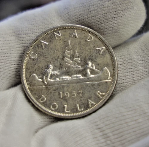 1957 Canada Silver Dollar $1 Unc...