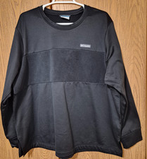 Columbia Women's Black Lightweight Fleece Long Sleeve Top Sweatshirt Size 2X