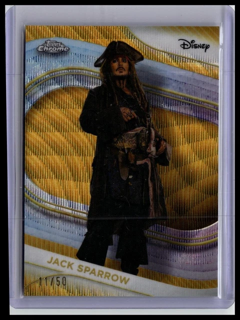 2025 Topps Chrome Disney Jack Sparrow /50