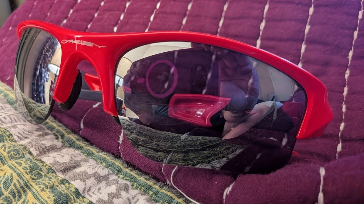 Oakley Boston Red Sox Flak Jacket Sunglasses With Case Rare MLB 