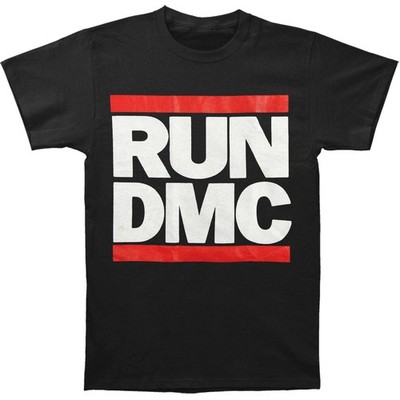 Rockabilia Men's Run DMC Logo T-Shirt Black Small Black (US IMPORT)
