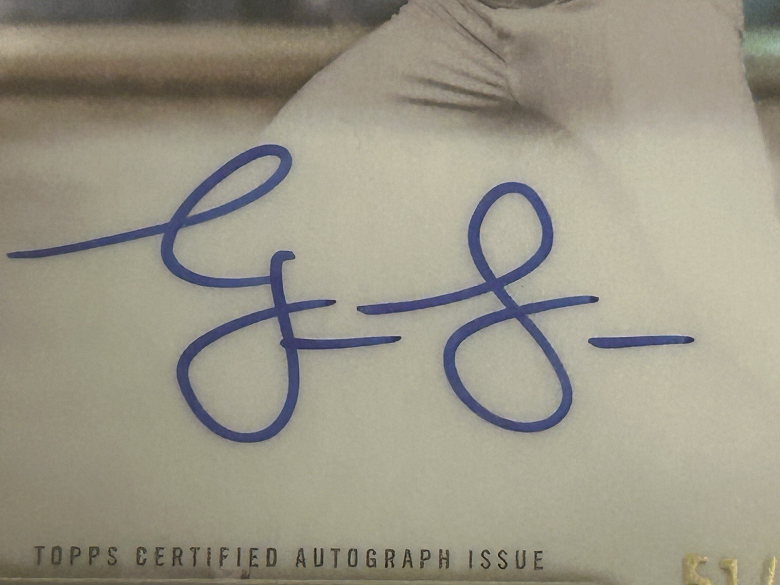 2024 Bowman George Lombard Jr Signed  51/75 Chrome Prospect YELLOW PSA Mint 9 view 3