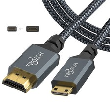 Mini HDMI to HDMI Cable 15FT High Speed HDMI Extension Braided Long 15ft HDMI