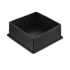 Chair Leg Floor Protectors 89 x 89mm Furniture Leg Feet Cover Black