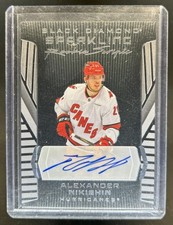 2025-26 Black Diamond Alexander Nikishin Sparkling Rookie Scripts SP Auto SRS-AN