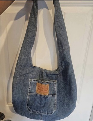 Levi's Denim Blue repurposed Levi s with Patch Accent, unisex 