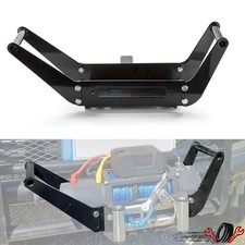 Foldable Winch Mounting Plate Cradle 2 Tow Hitch Receiver Trailer For Truck Suv