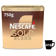 NESCAFÉ Gold Blend Instant Coffee Tin 750g Rich & Smooth Large Size , New