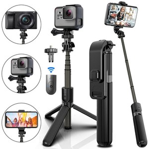 [NEW] 360° Selfie Stick Tripod Remote Bluetooth pour iPhone14 13 12 Pro Max 11 XS