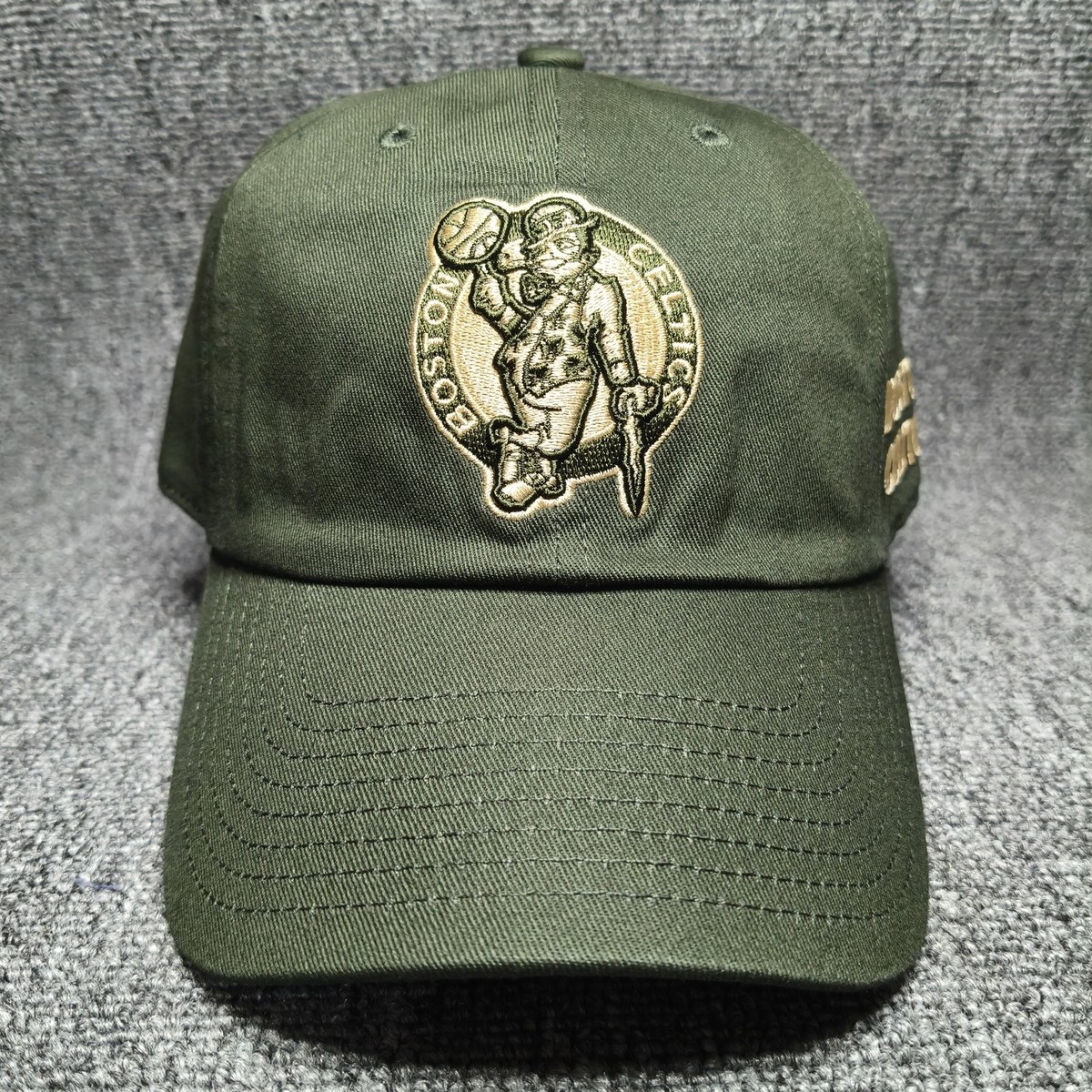 Mitchell & Ness Boston Celtics NBA Green Strapback Cap Curved Bill Hat