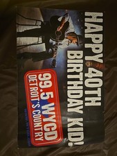 Vintage 2011 KID ROCK 2 Sided Consert  poster, 11x 17 inches Happy 40th Birthday