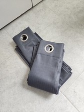 Dark gray curtain panels set of 2 (37x84)