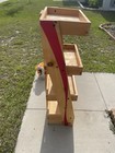 Coca-Cola Wooden Multi-Tier Bottle Carrier Caddy Display Rack Brown Red — photo 3