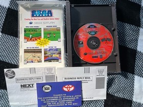 Sega Rally Championship Sega Saturn w/ Registration Card