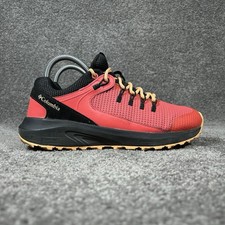 Columbia Trailstorm Waterproof Women  s Size 7.5 Red Trail Hiking Shoes Used